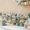 Glitzhome® 6ft. Pre-Lit Snow Flocked Christmas Garland, 2ct.